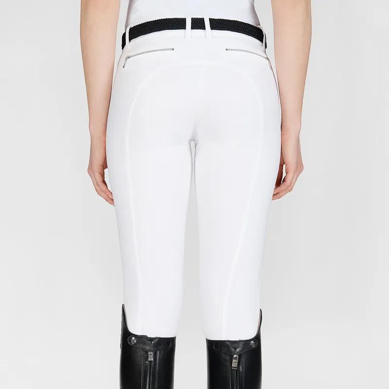 Equiline Ladies Cedar Grip Breeches White -1
