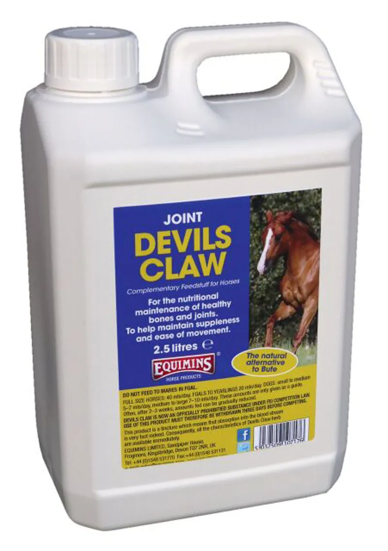 Equimins Devils Claw Liquid - 2.5lt 