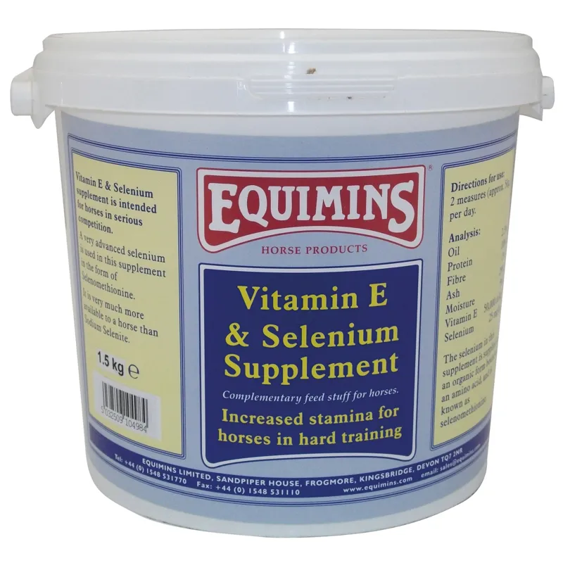 Equimins Vitamin E And Selenium Supplement - 1.5kg