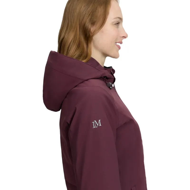 LeMieux Erin Womens Waterproof Long Padded Coat - Bramble-4
