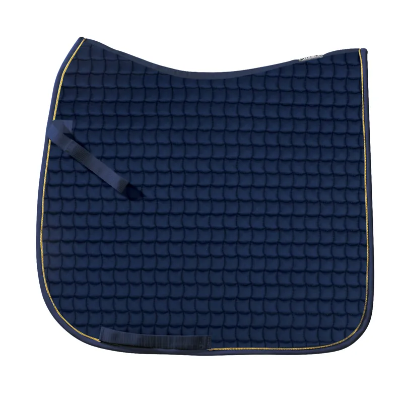 Eskadron Dressage Saddlecloth With Gold Trim DL Navy