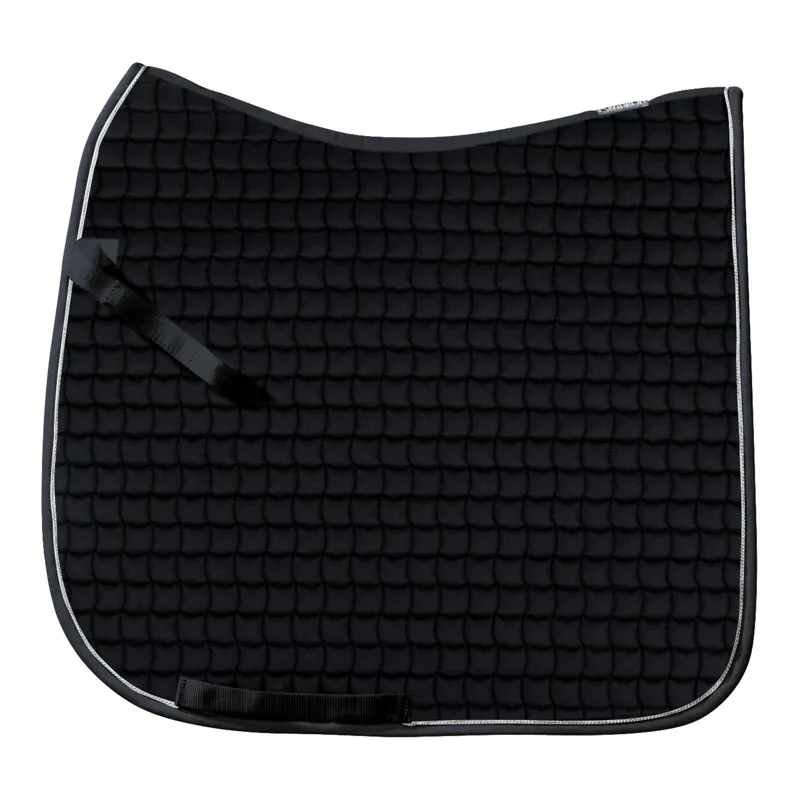 Eskadron Pony Dressage Saddlecloth With Silver Trim Black