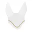 Eskadron Fly Veil With Gold Trim Full White