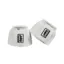 Eskadron Rubber Bell Boots with Velcro White