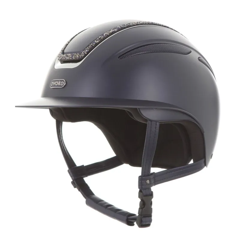 Evoke Callisto Wide Peak Navy/Navy Crystal Frame