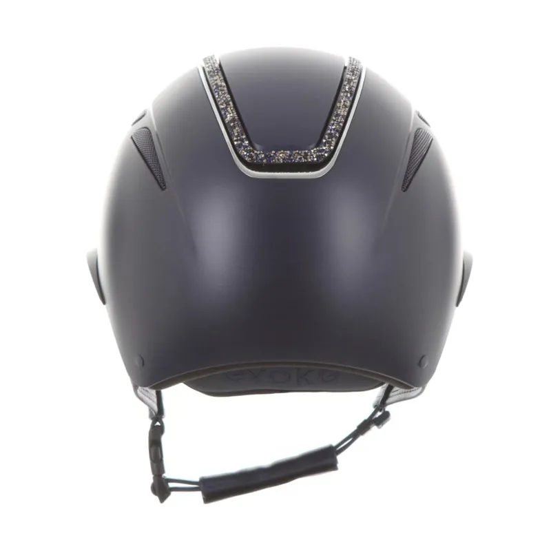 Evoke Callisto Wide Peak Navy/Navy Crystal Frame-2