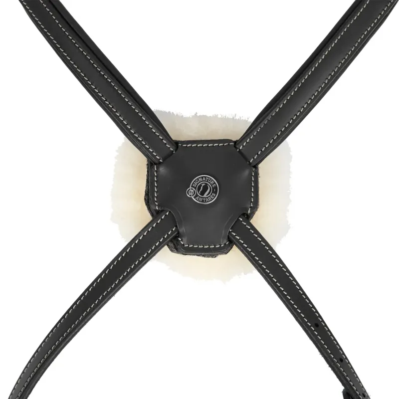 Antares Signature Figure 8 Noseband Bridle - Black-1