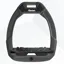 Flex-On Safe-On Inclined Ultra Grip Stirrups - Dark Grey/Black/Black