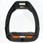 Flex-On Safe-On Inclined Ultra Grip Stirrups - Black/Black/Orange
