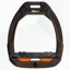 Flex-On Safe-On Inclined Ultra Grip Stirrups - Brown/Black/Orange