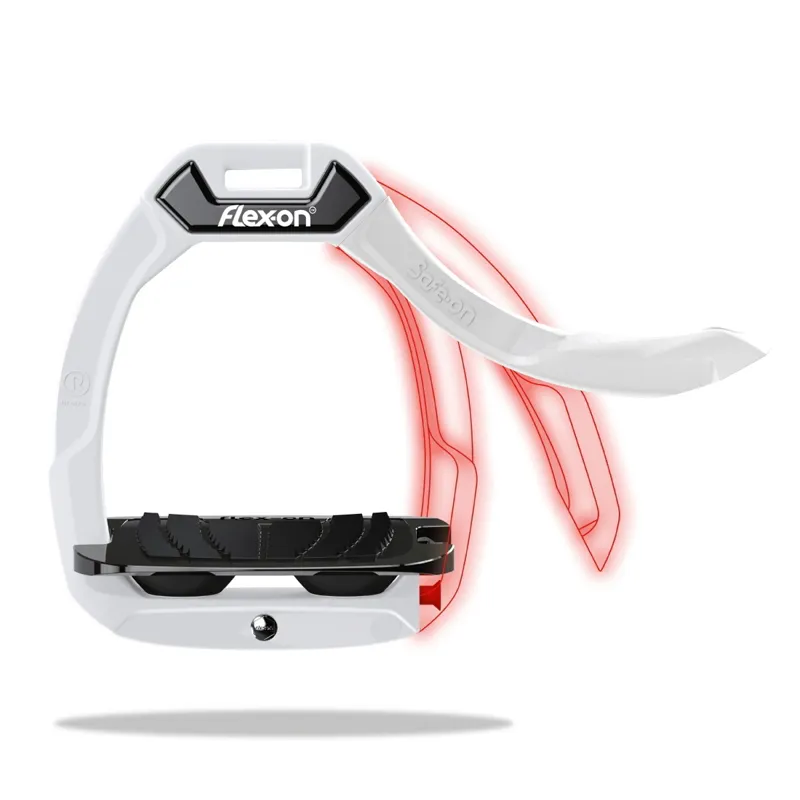 Flex-On Safe-On Ultra Grip Stirrups - Navy/White-1