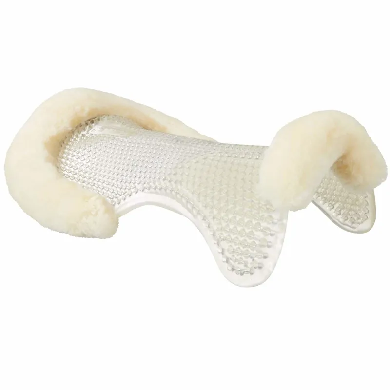 Acavallo Sheep Skin Just Gel Pad Front Riser Natural