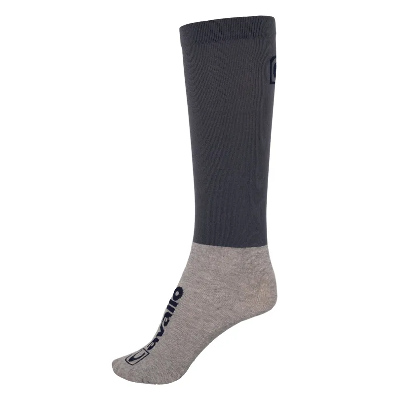 Cavallo Long Socks Saba Duo Pack of 2 Grey