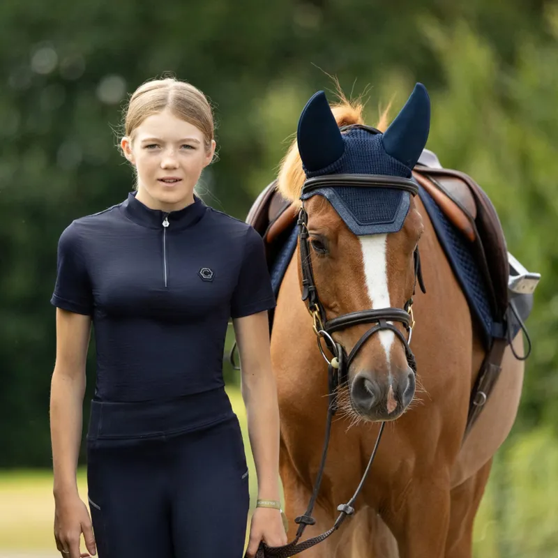 Coldstream Next Generation Hamilton Sparkle Sports Top Navy