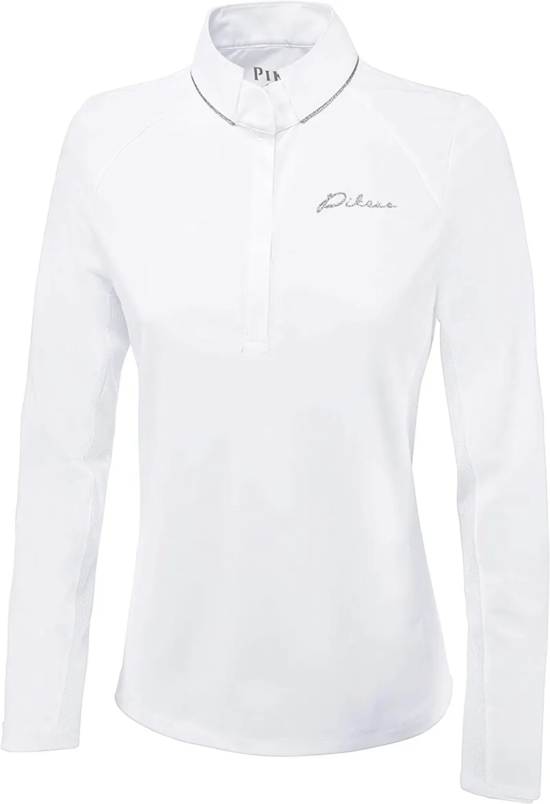 Pikeur Heleen Long Sleeve Competition Shirt White
