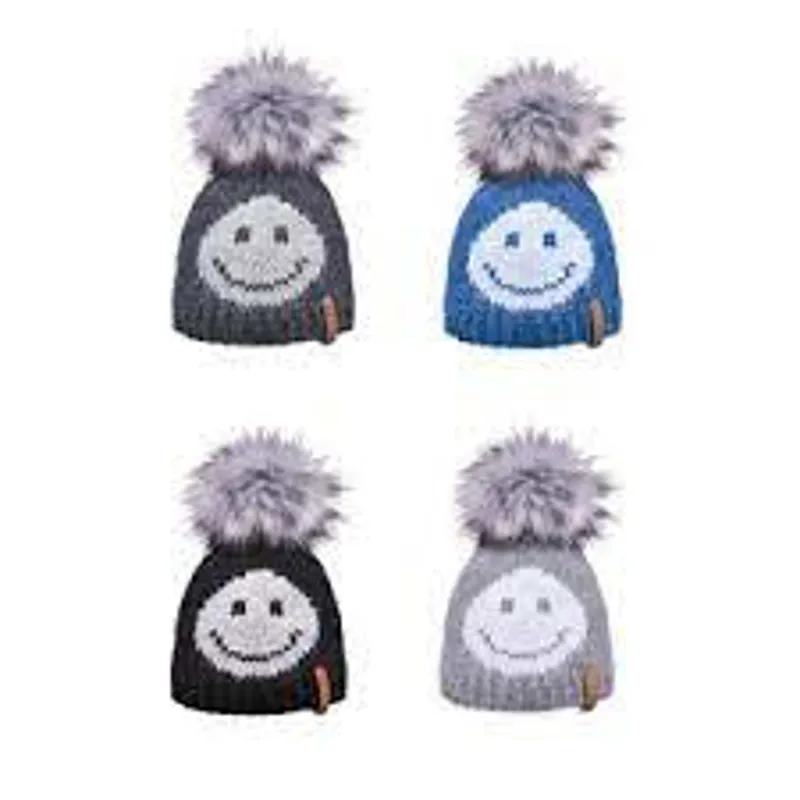 Ride and Smile Campaign Bobble Hat Navy