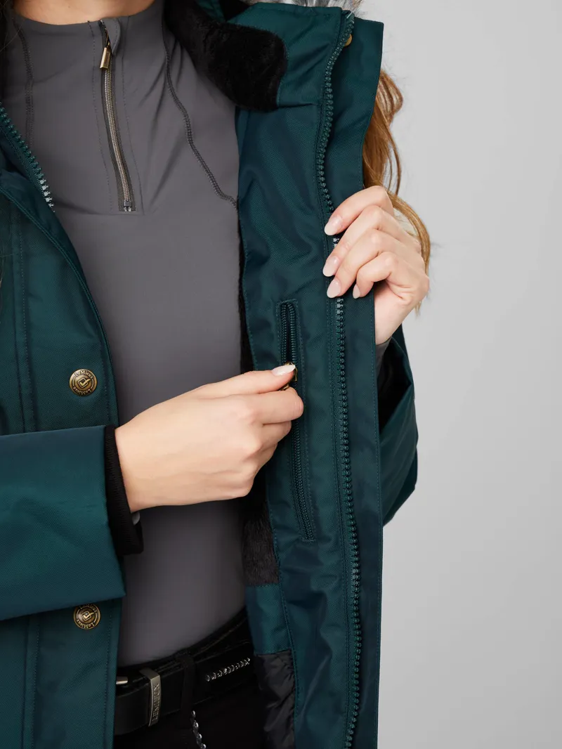 LeMieux Loire Waterproof Riding Coat - Spruce-5