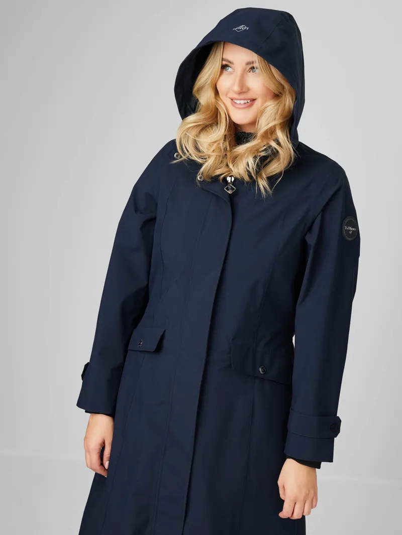 LeMieux Amelie Lightweight Riding Coat - Navy-4