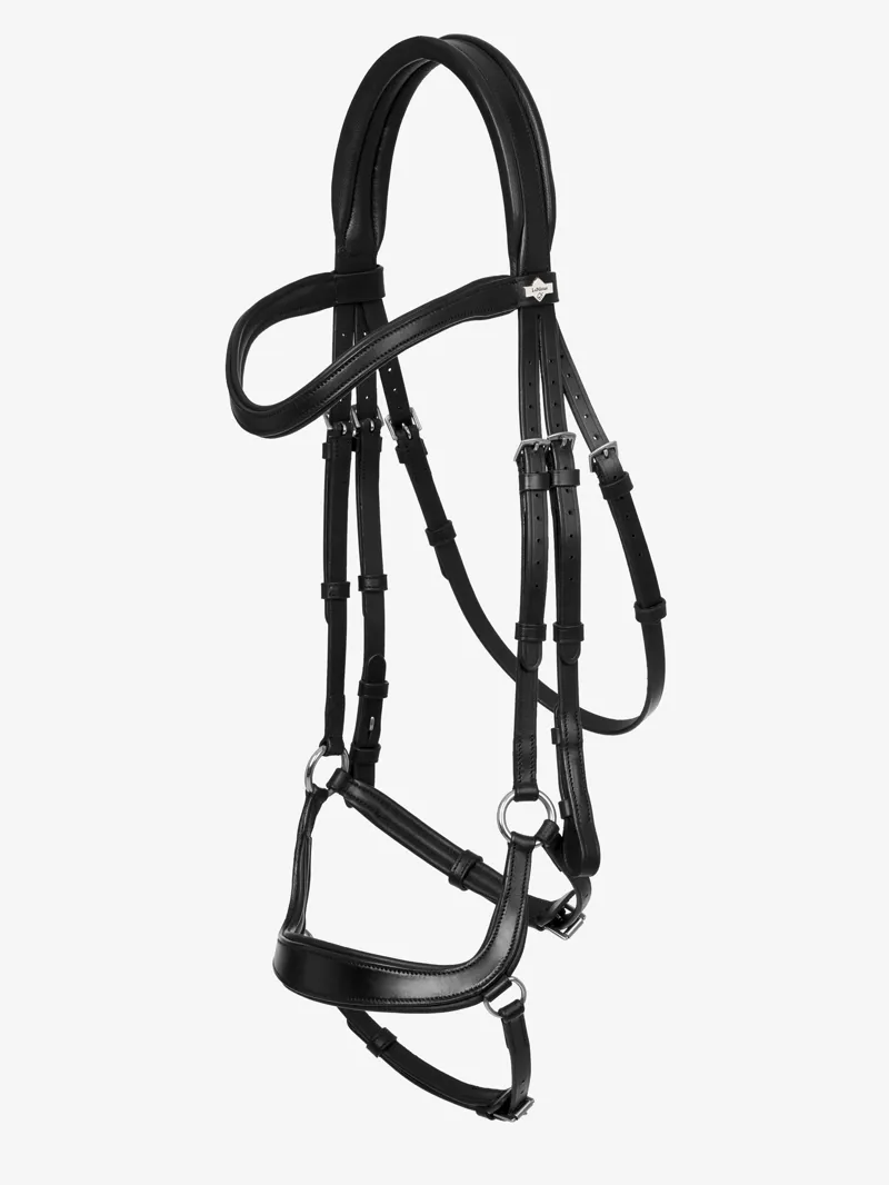 LeMieux Arika Drop Bridle - Black/Silver