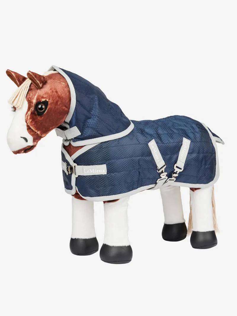 LeMieux Toy Pony Stable-Tek Rug - Navy-3