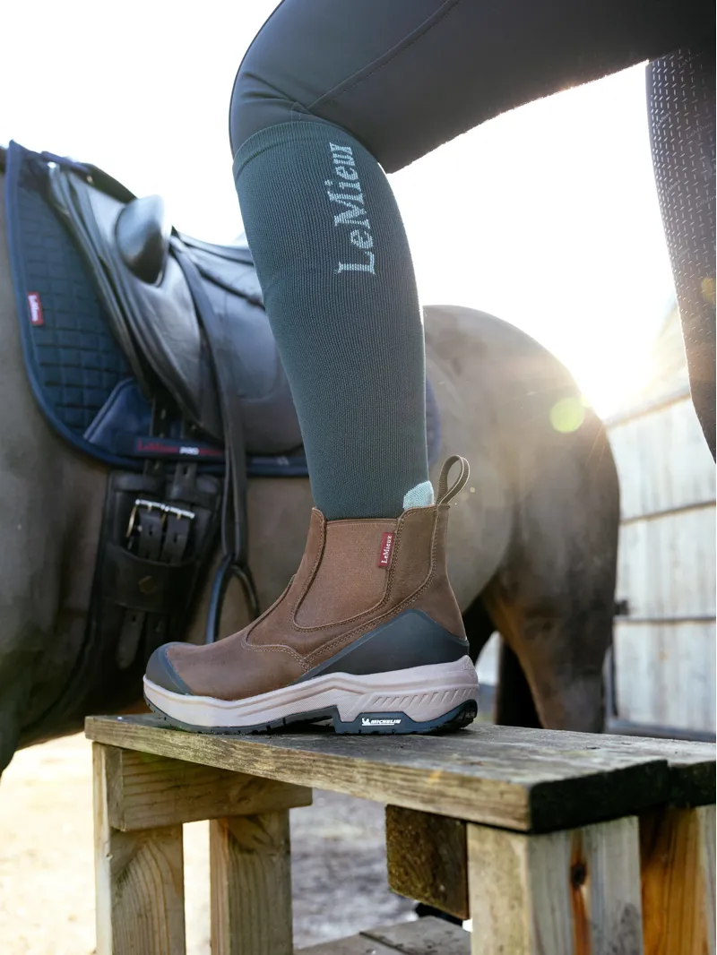 LeMieux Trex Waterproof Chelsea Boots - Brown-3