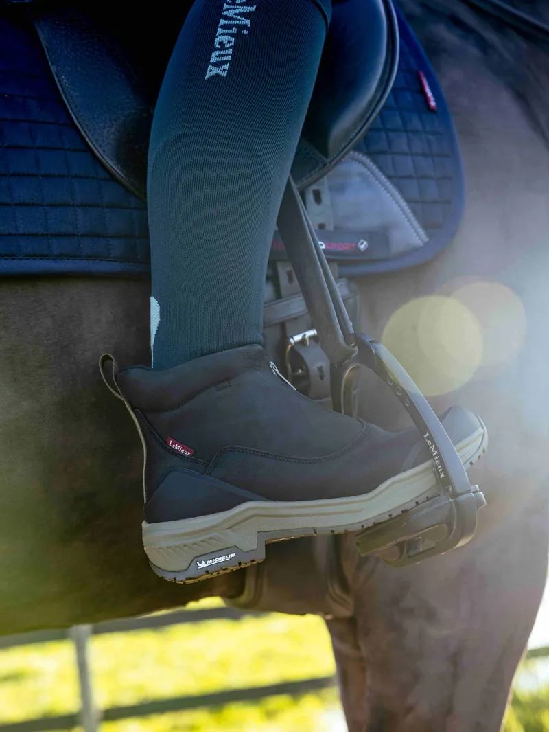 LeMieux Trex Waterproof Zip Boots - Black-1