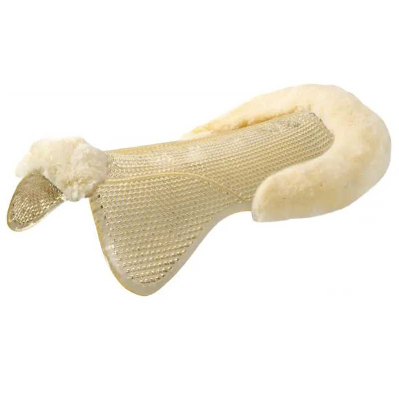 Acavallo Sheep Skin Gel Pad Rear Riser Natural