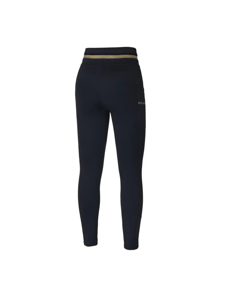 Kingsland Kattie Full Grip Winter F-Tec4 Tights Navy-1
