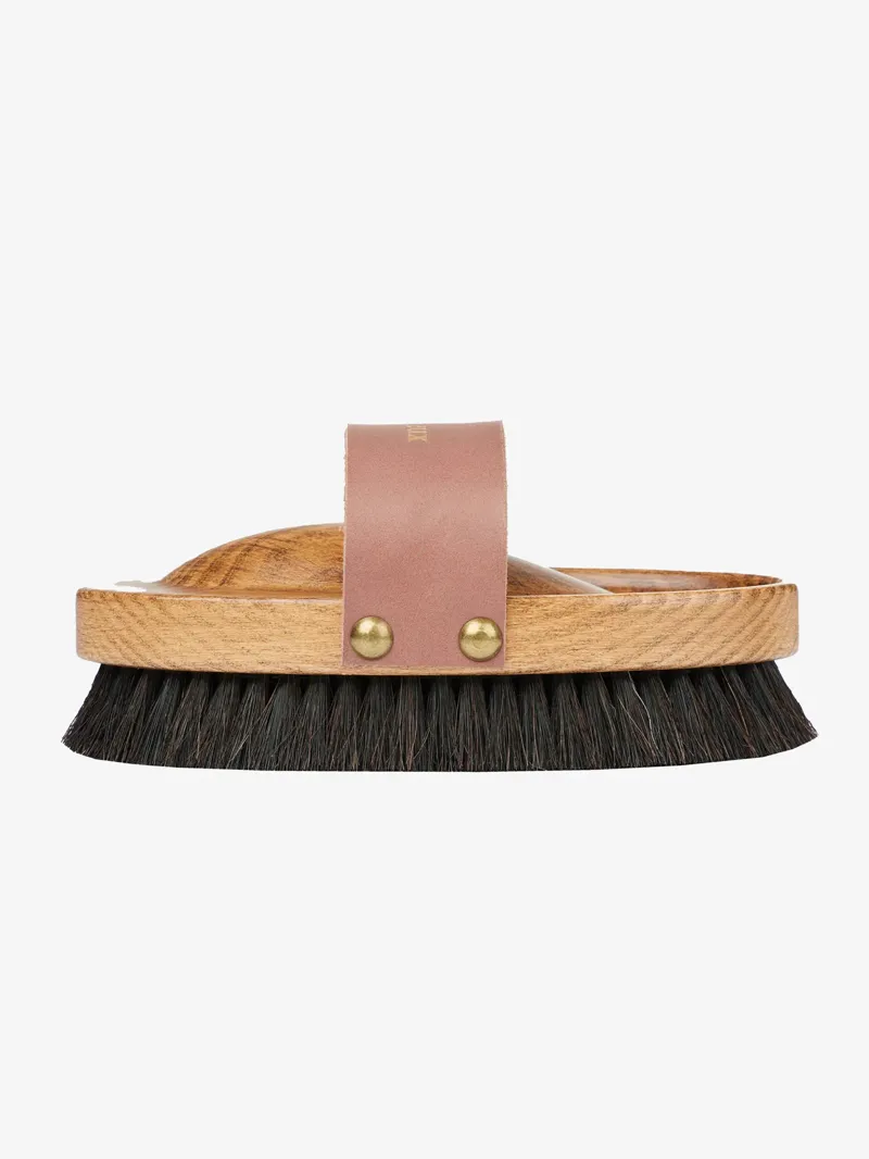 LeMieux Artisan Lambswool Body Brush Brown-2