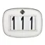 LeMieux Saddle Pad Number Holder Square White