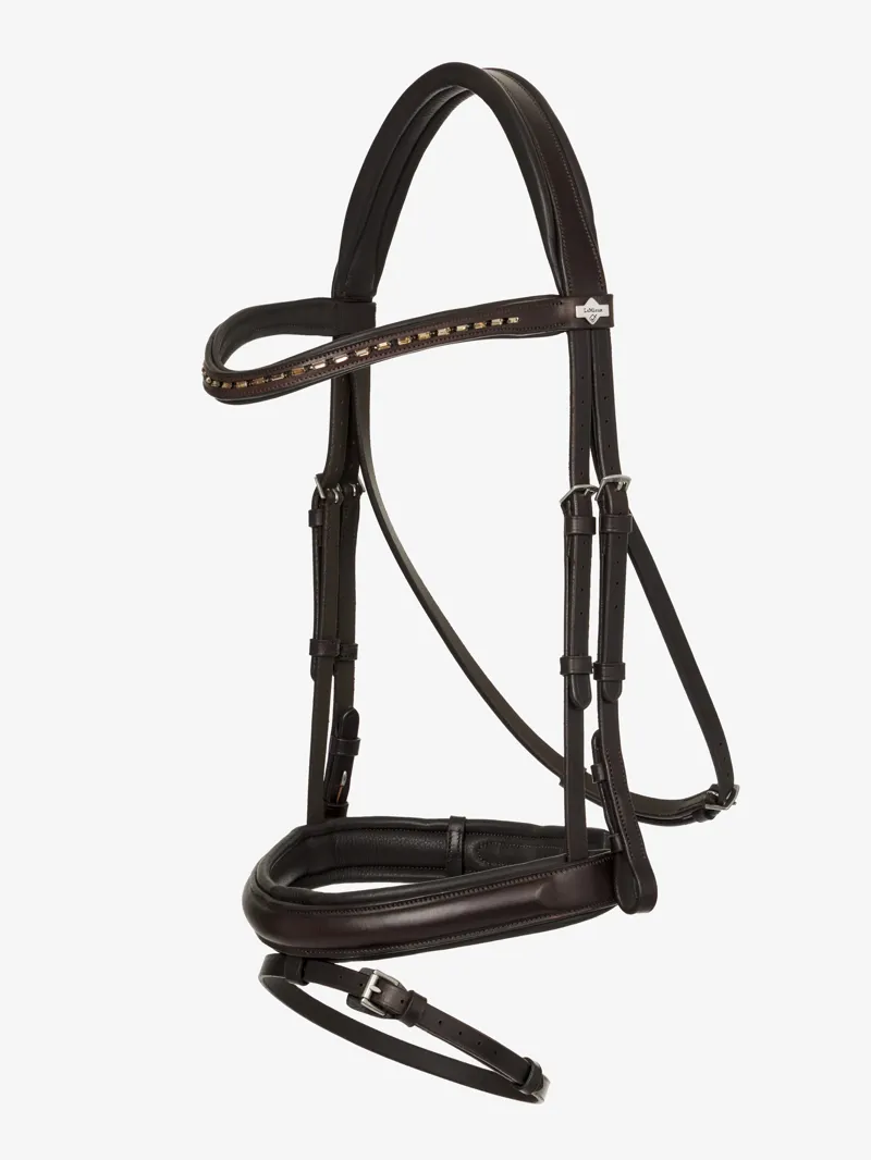 LeMieux Arika Dressage Bridle - Brown/Silver