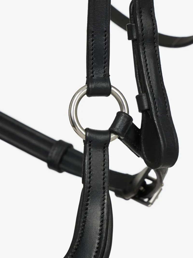 LeMieux Arika Drop Bridle - Black/Silver-5