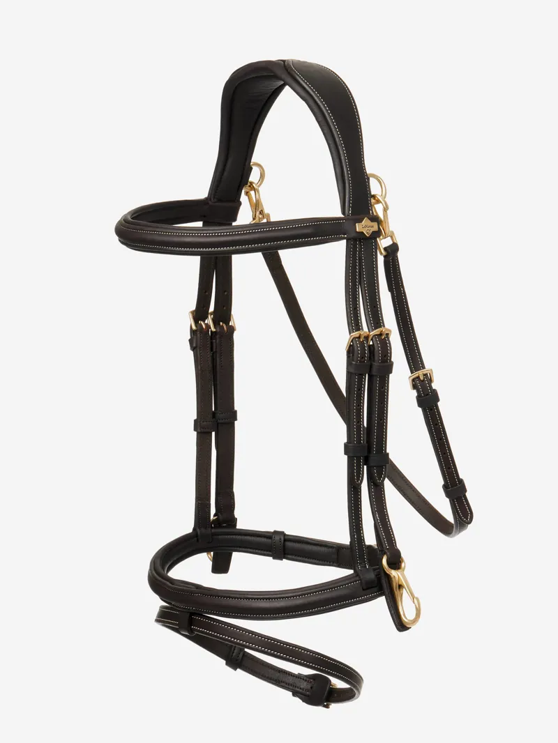 LeMieux Kudos Work Bridle - Brown