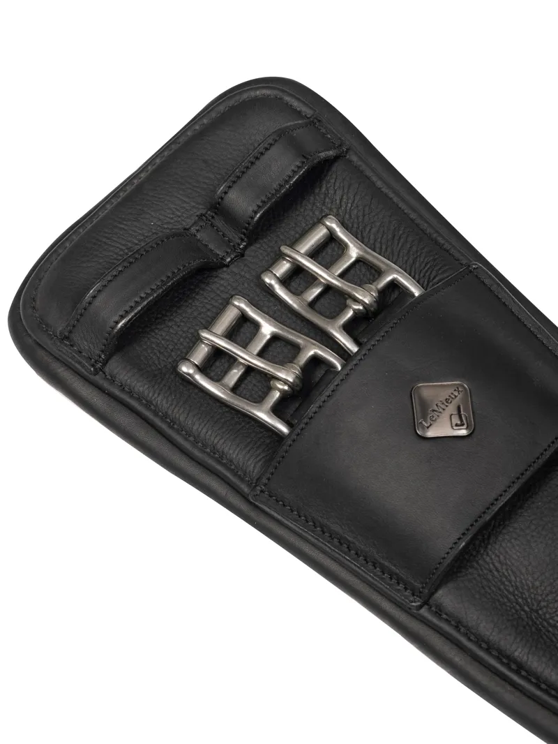LeMieux Gel-Tek Anatomic Dressage Girth - Black-3