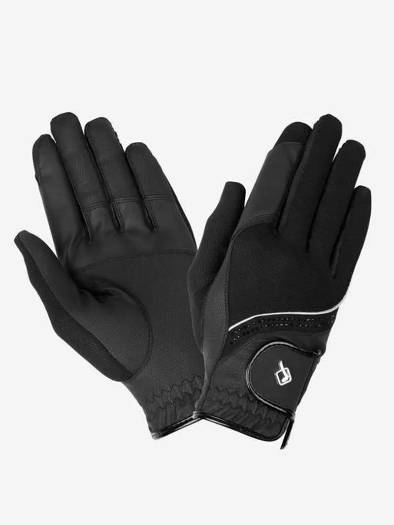 LeMieux Crystal Riding Gloves - Black