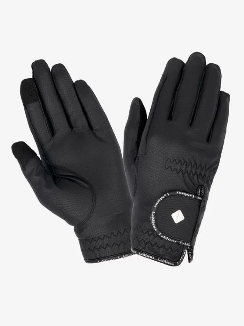 LeMieux Classic Riding Gloves - Black