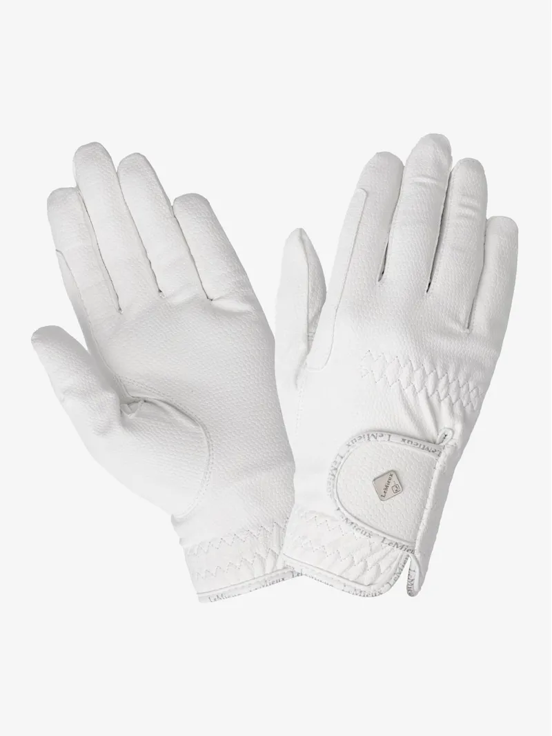 LeMieux Classic Riding Gloves -  White