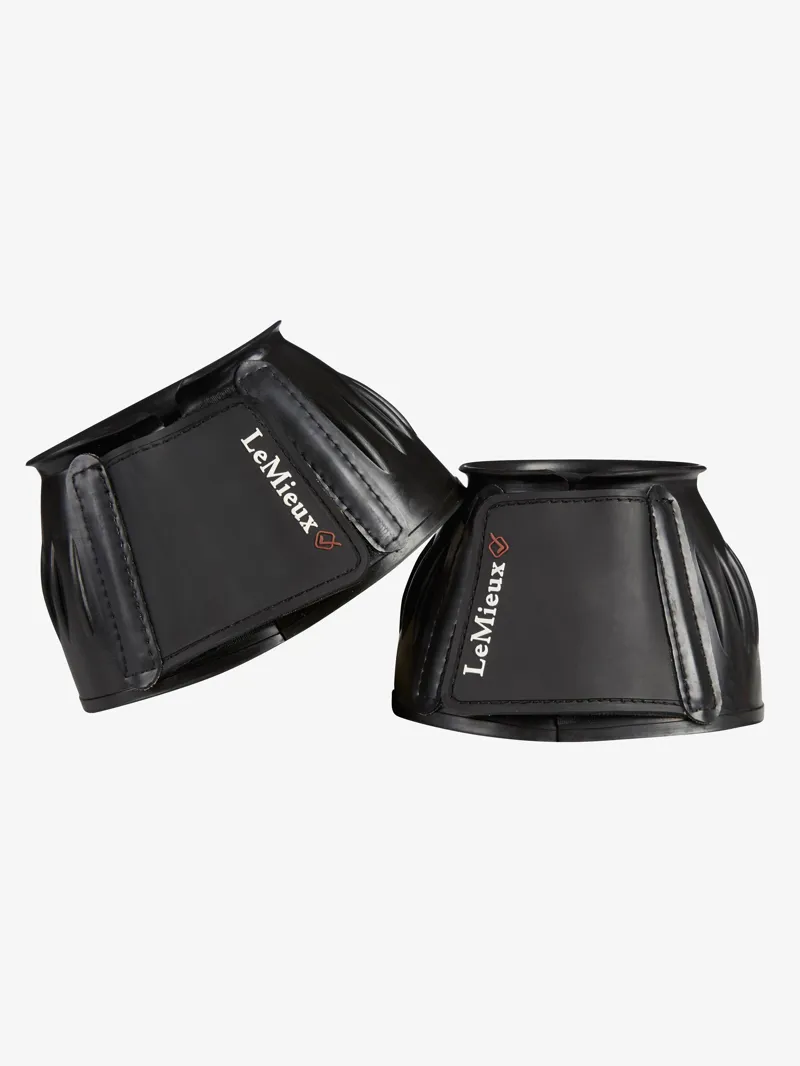 LeMieux Rubber Bell Boots - Black