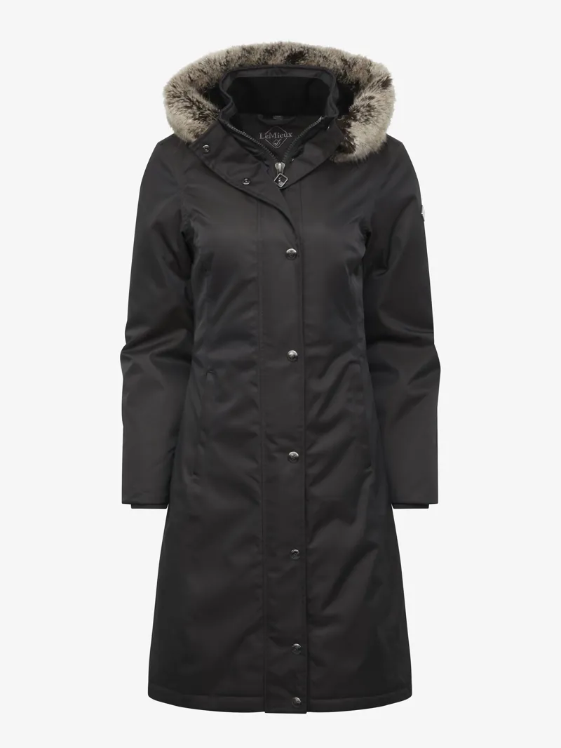 LeMieux Loire Waterproof Riding Coat - Grey-2