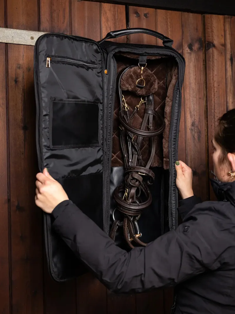 LeMieux Luxe Bridle Bag Black-1