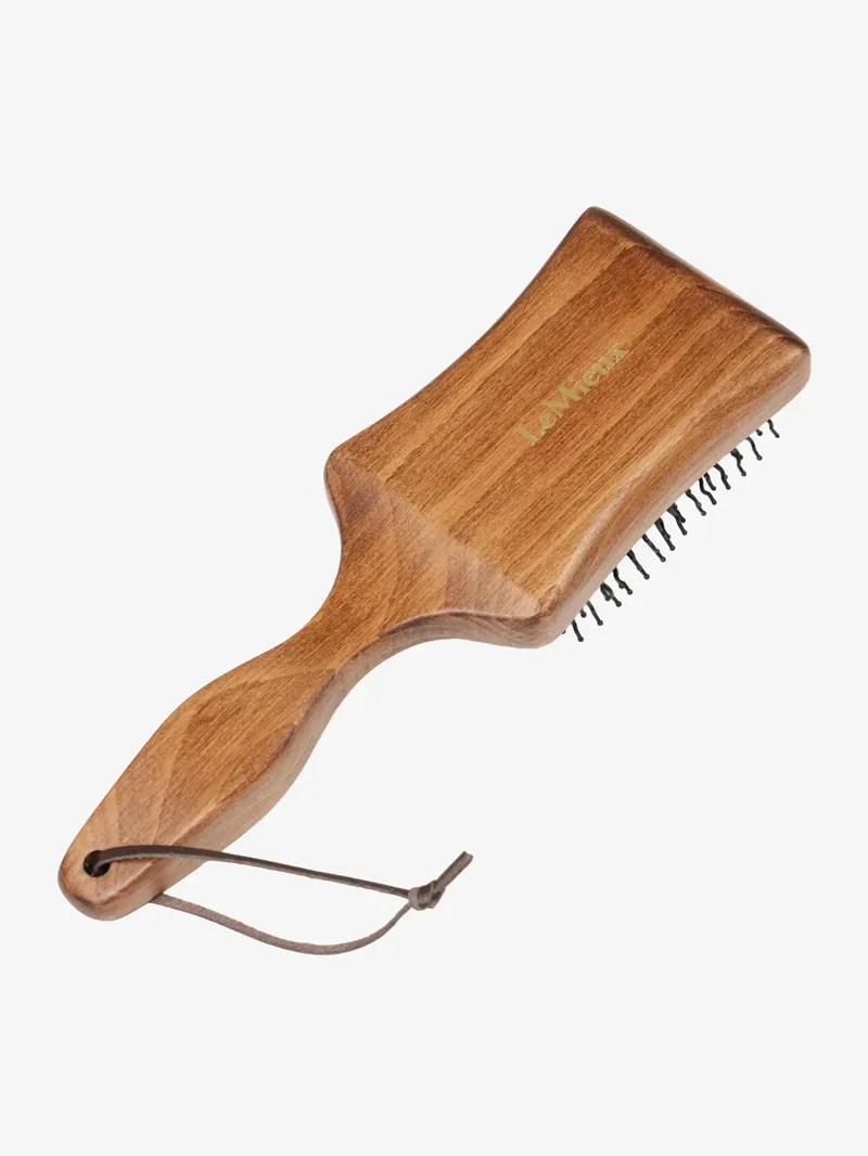 LeMieux Artisan Mane and Tail Brush Brown-1