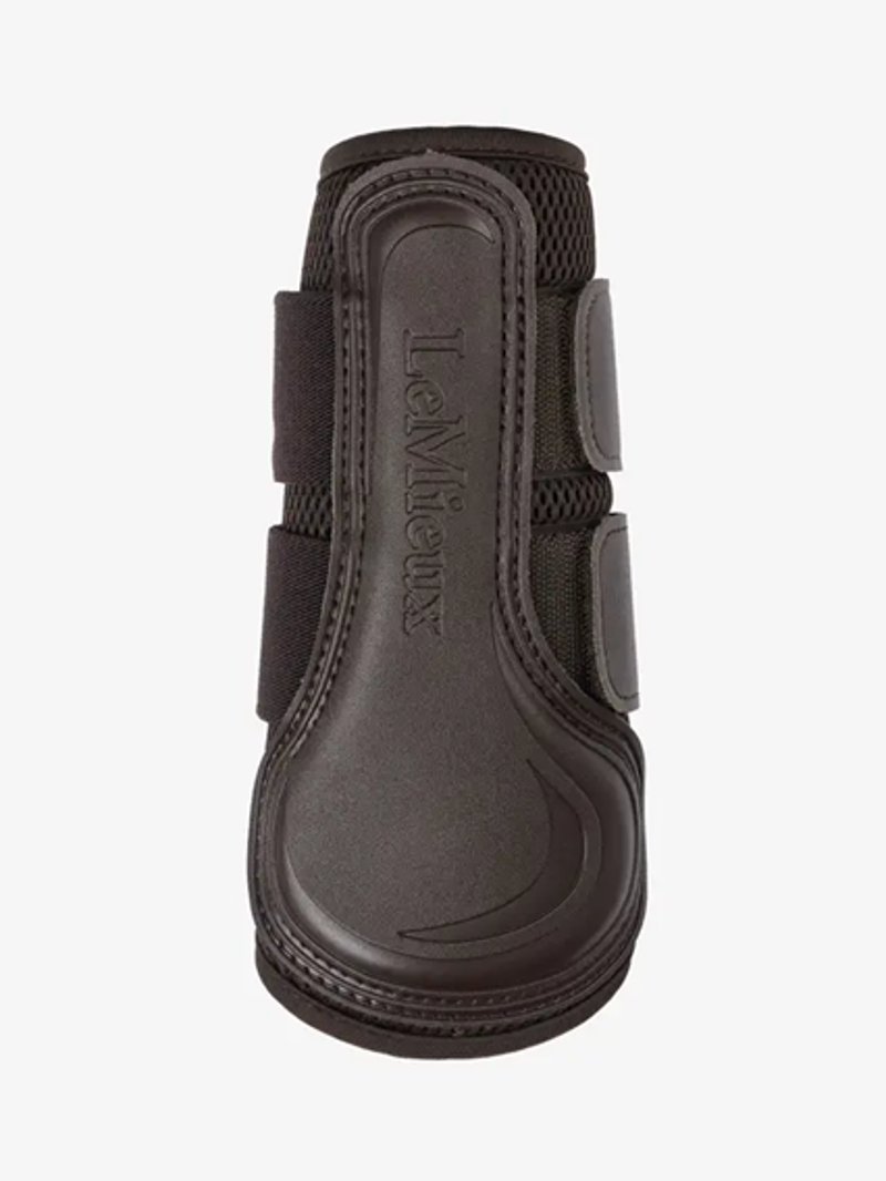 LeMieux Mesh Brushing Boots - Brown-3