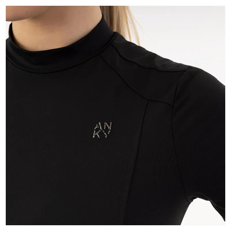 ANKY Mockneck Tee ATC261205 Black-2