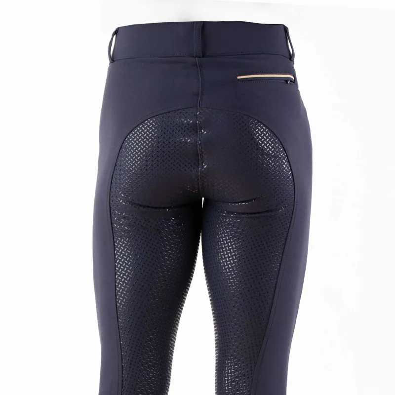Agaso Full Grip Breeches - Navy-4