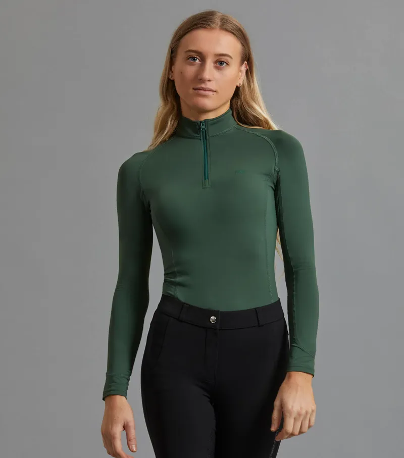 Ombretta Ladies Technical Riding Top - Green