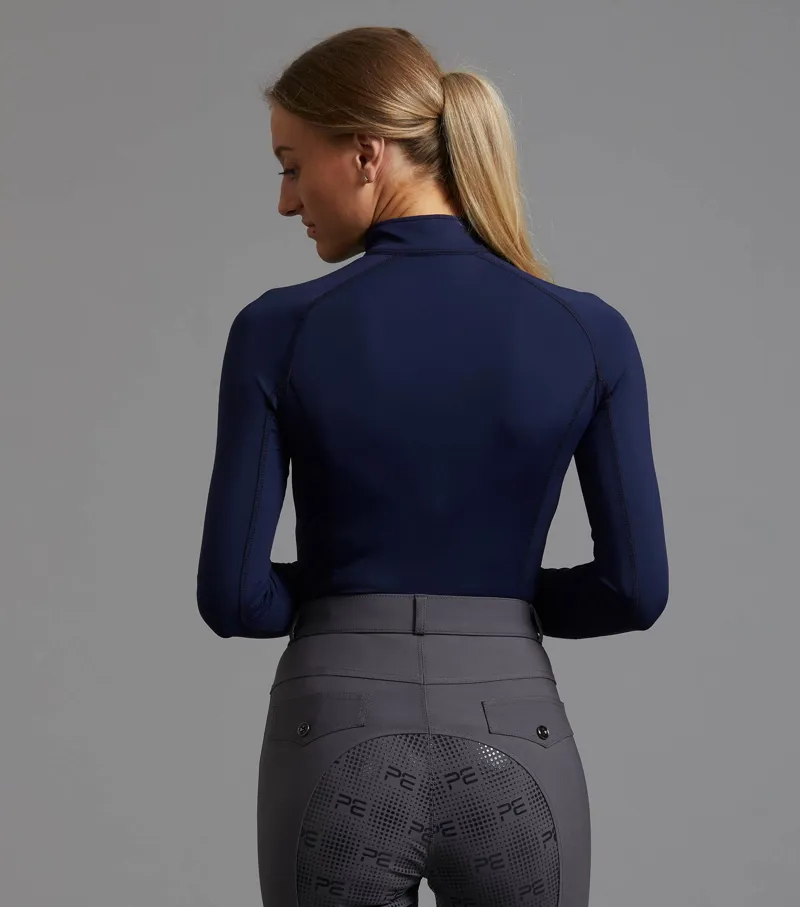 Ombretta Ladies Technical Riding Top - Navy-1