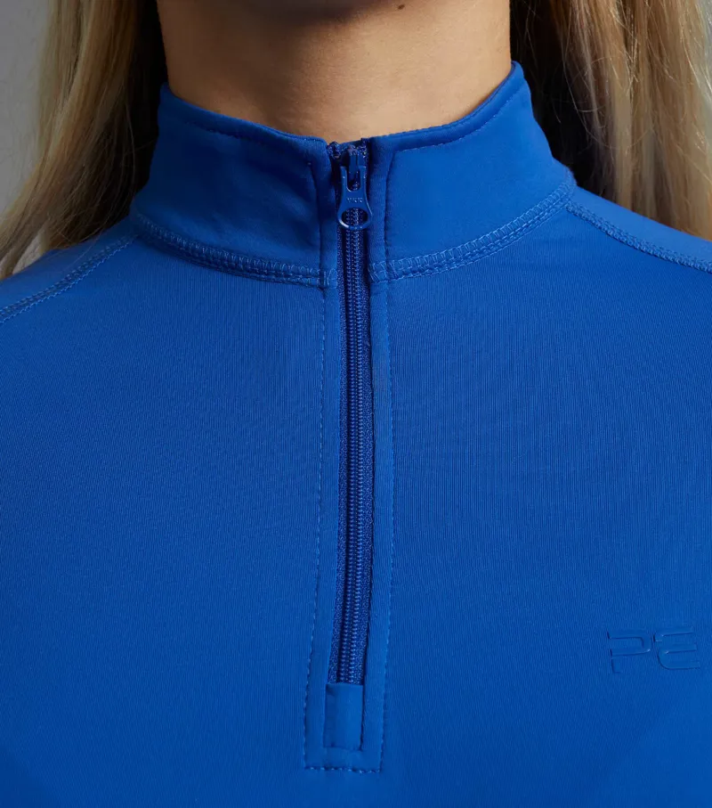 Ombretta Ladies Technical Riding Top - Royal Blue-3