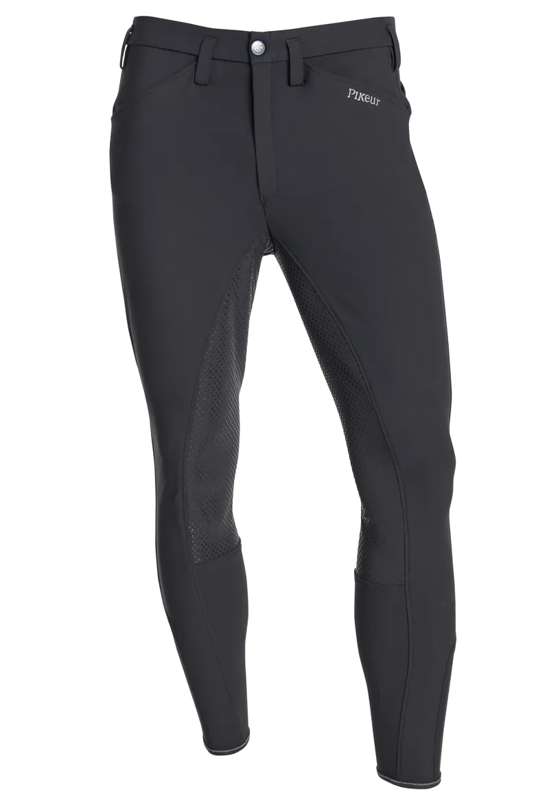 Pikeur Mens Rossini Grip Breeches Dark Shadow