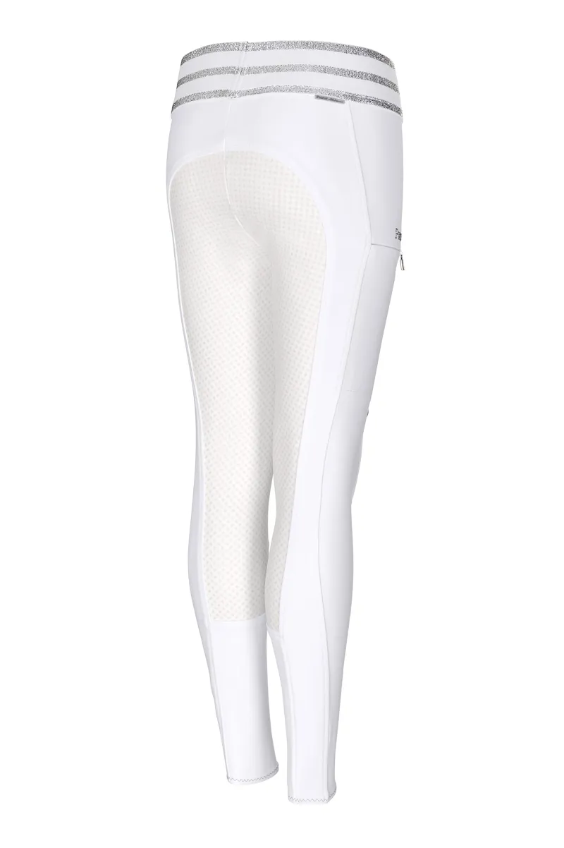 Pikeur Ida Grip Kids Riding Leggings White-2