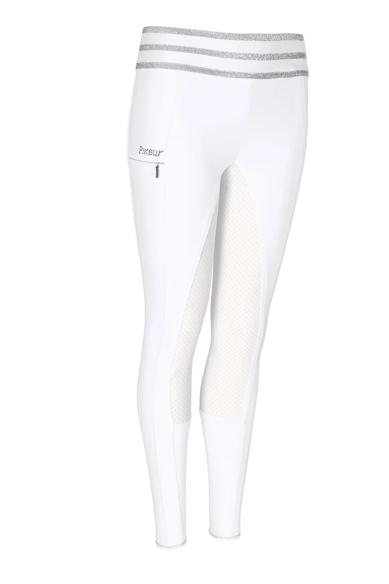 Pikeur Ida Grip Kids Riding Leggings White